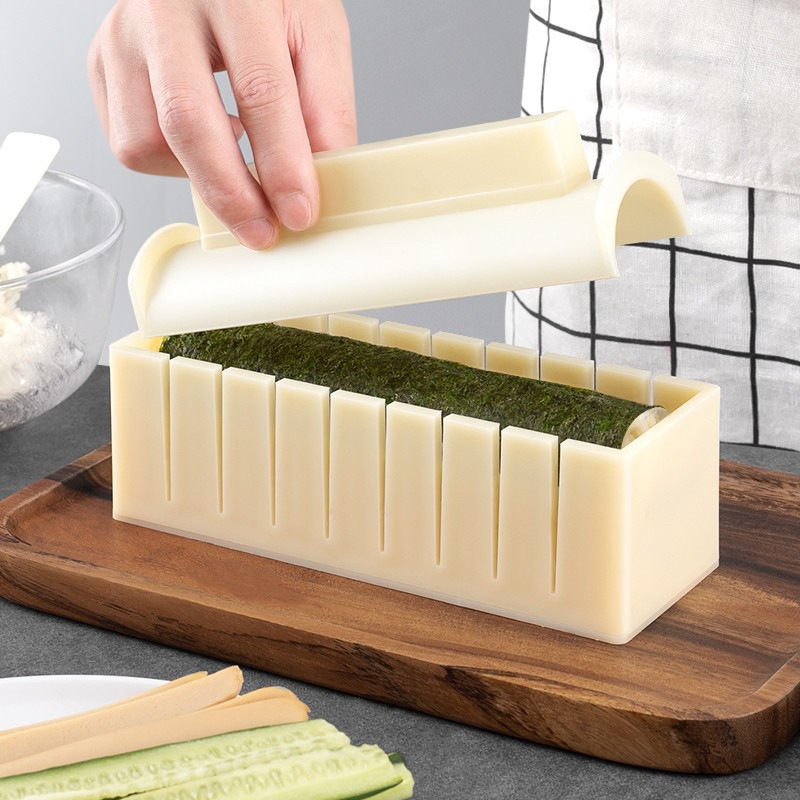 Rice Ball Mold - Make เครื่องตัดซูชิเครื่องทําซูชิ Kimbap ซูชิม้วนแม่พิมพ์รอบสแควร์รูปหัวใจ Onigiri Moulds