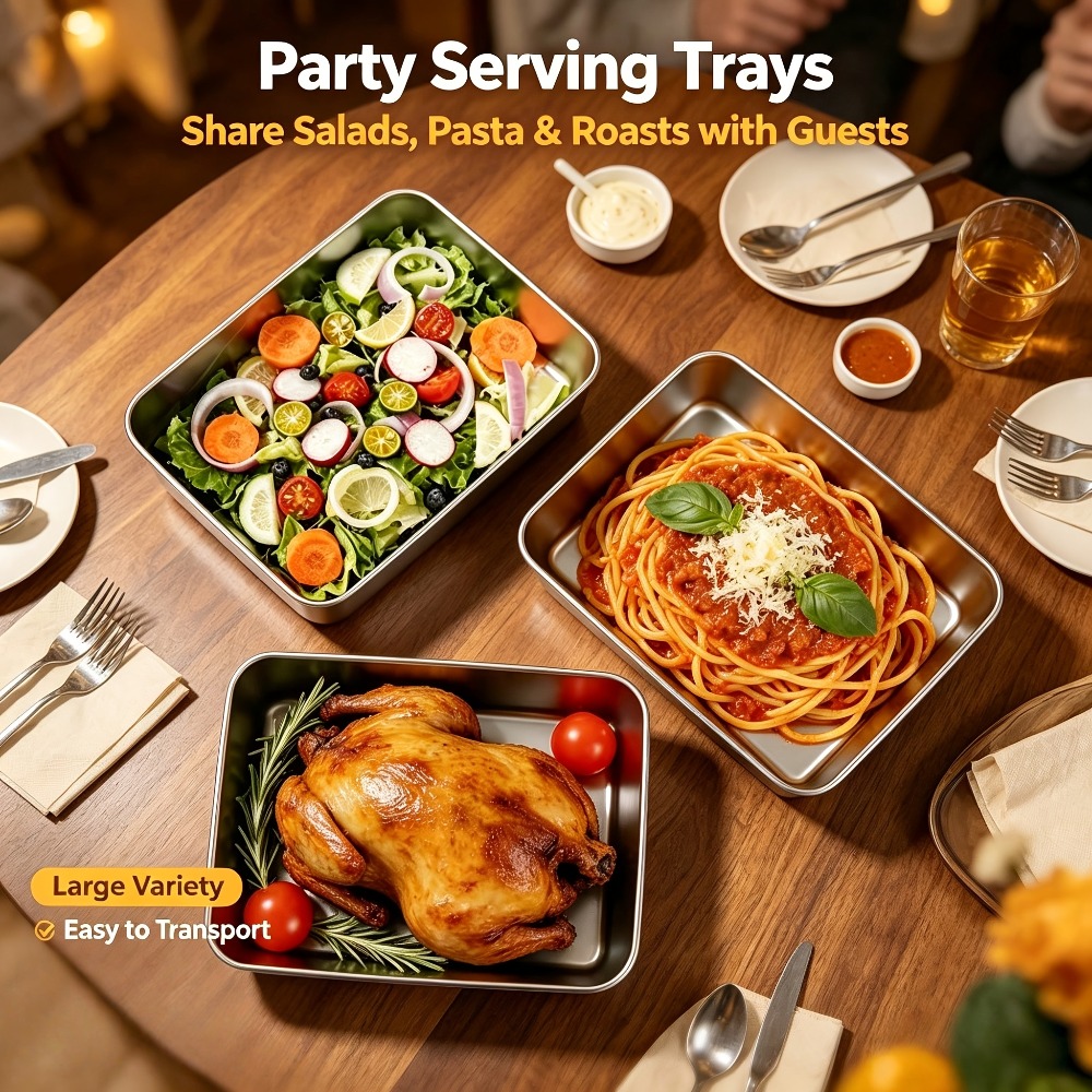 ถาดเก็บอาหารสแตนเลส 6 ชิ้น พร้ - Meal Preparation บทวิจารณ์และราคา