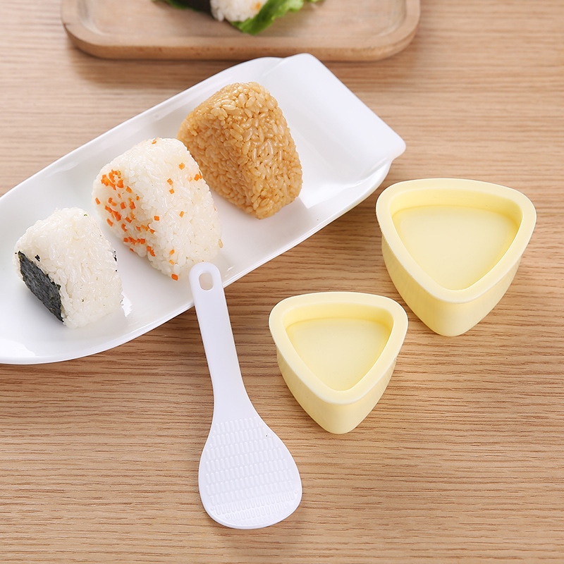 ขนาดใหญ่ขนาดเล็กกดสามเหลี่ยม O - Rice Ball Mold บทวิจารณ์และราคา