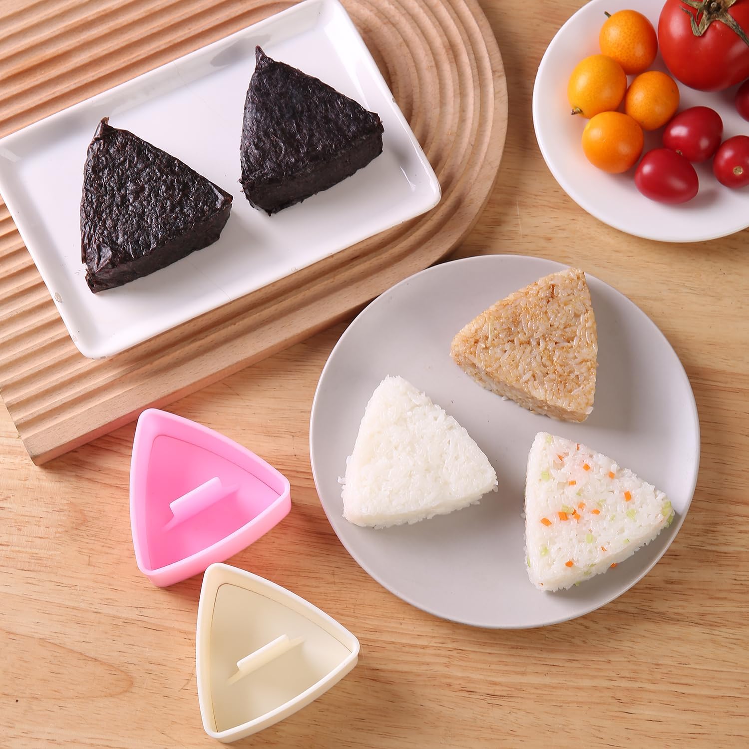 2pcs แม่พิมพ์ซูชิ Onigiri ข้าว - Rice Ball Mold บทวิจารณ์และราคา