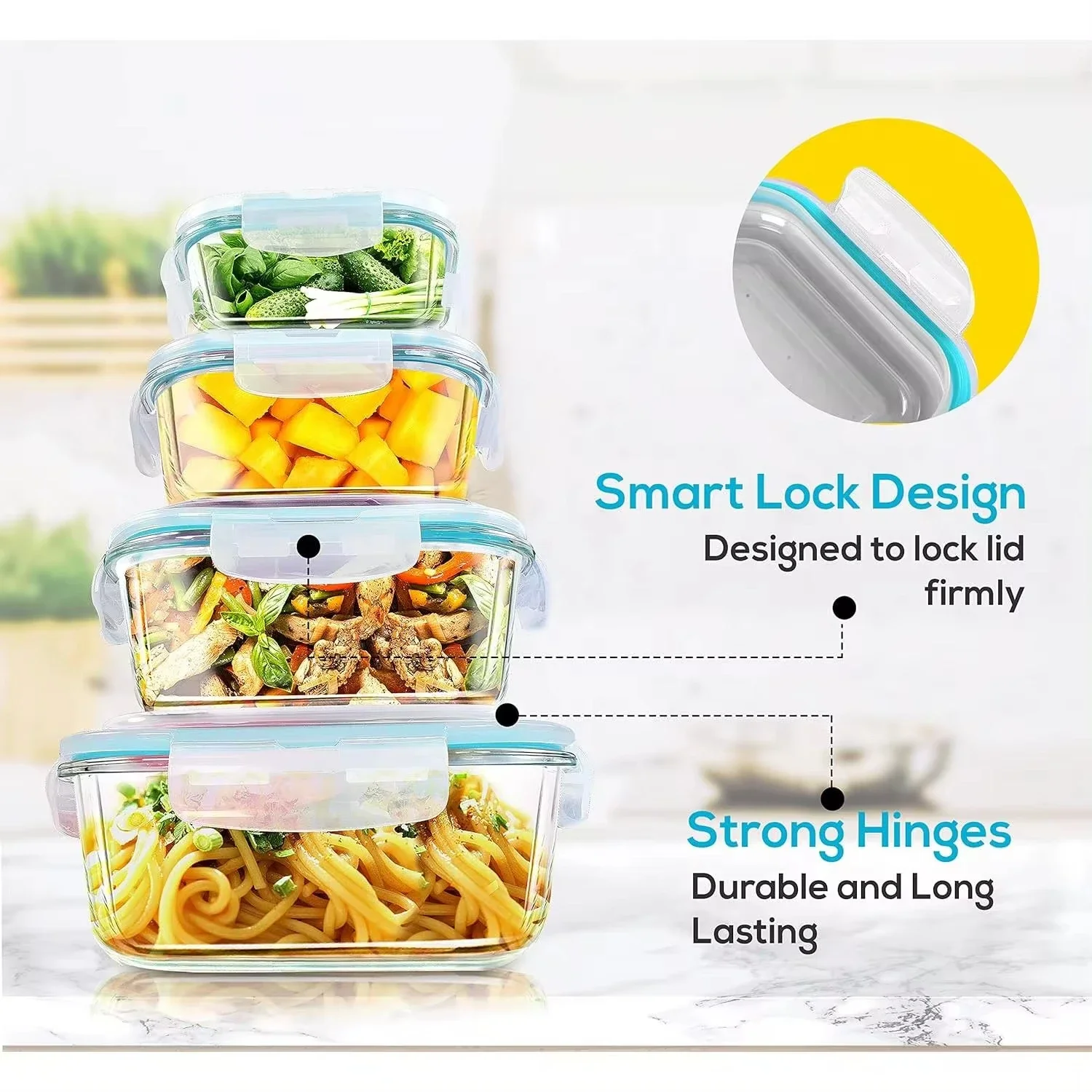 กล่องข้าวแก้วภาชนะเก็บอาหาร, อ - Meal Preparation บทวิจารณ์และราคา
