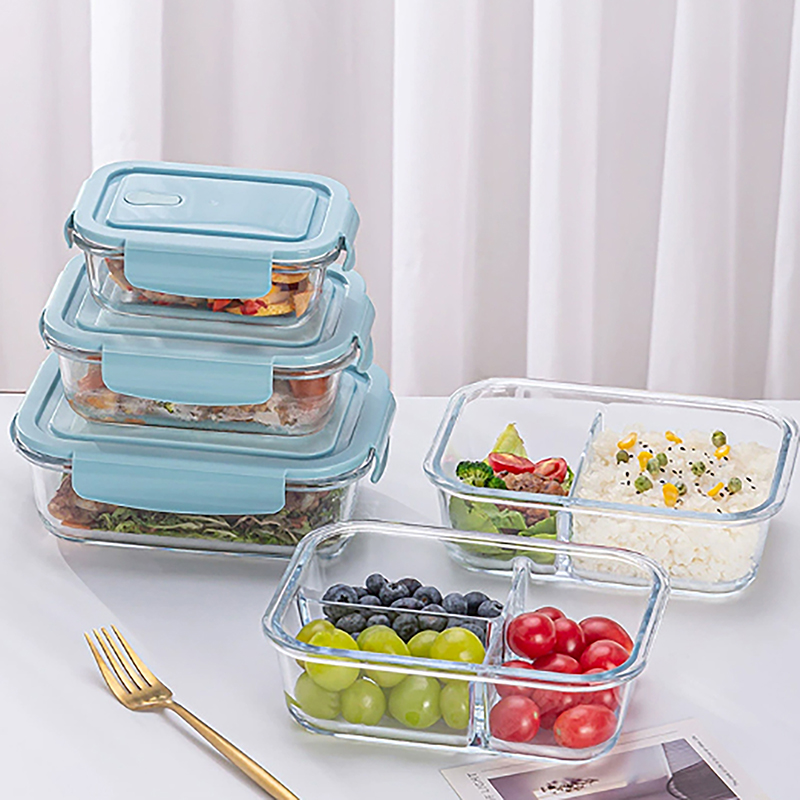 กล่องใส่อาหารแก้วโบโรซิลิเกตคุ - Meal Prep Glass Containers Oven Safe บทวิจารณ์และราคา