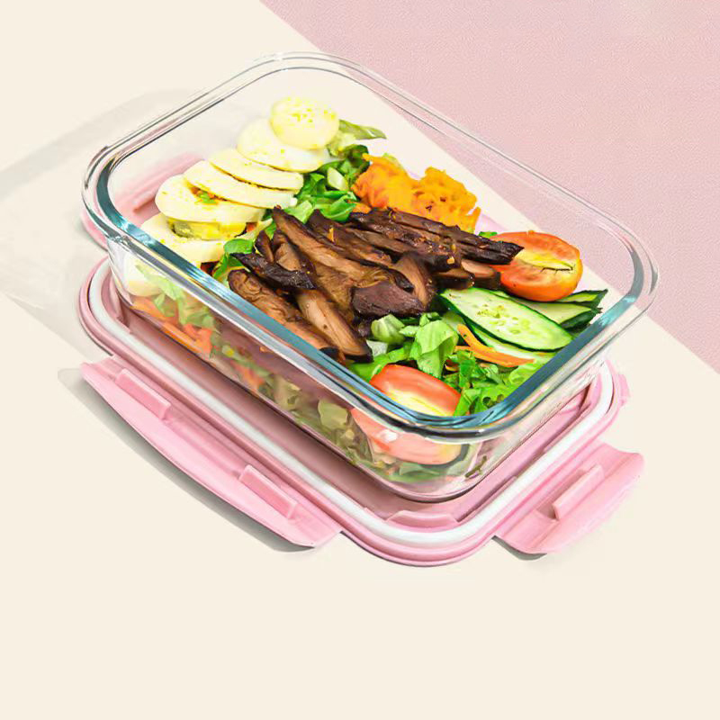 สไตล์ใหม่กล่องอาหารกลางวันแก้ว - Meal Prep Glass Containers Oven Safe บทวิจารณ์และราคา